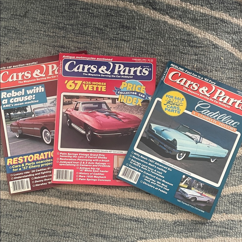 Vintage Cars & Parts Magazines Jan-Mar 1991 -